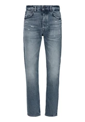 BOSS ORANGE Straight-Jeans TROY BO-BF Blau/Grau