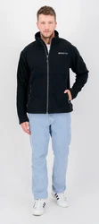DEPROC Active Strickfleecejacke SEWARD MN Dunkelblau/Lila/Hellblau/Schwarz