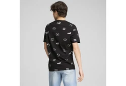 PUMA T-Shirt POWER Herren Schwarz/Dunkelblau