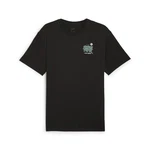 PUMA T-Shirt GRAPHICS Super PUMA T-Shirt Herren Schwarz/Dunkelgrün