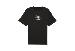PUMA T-Shirt GRAPHICS Bicycle Kick Herren Schwarz