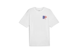 PUMA T-Shirt GRAPHICS Growth Relaxed Herren Weiß/Creme/Beige/Hellblau