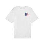 PUMA T-Shirt GRAPHICS Growth Relaxed Herren Weiß/Creme/Beige/Hellblau