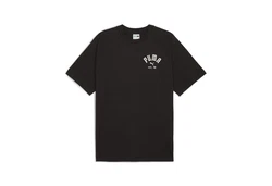 PUMA T-Shirt PLAY LOUD CLASSICS Graphic T-Shirt Herren Schwarz/Rosa