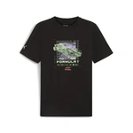 PUMA T-Shirt F1 Logo Graphic T-Shirt Herren Schwarz/Dunkelgrün