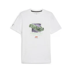 PUMA T-Shirt F1 Logo Graphic T-Shirt Herren Weiß/Creme