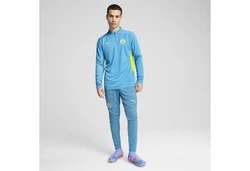 PUMA T-Shirt Manchester City Trainingsoberteil Hellblau