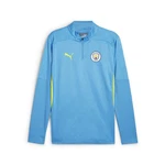 PUMA T-Shirt Manchester City Trainingsoberteil Hellblau