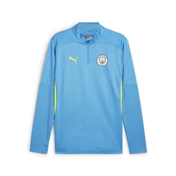 PUMA T-Shirt Manchester City Trainingsoberteil Hellblau