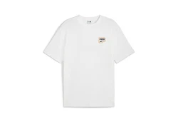 PUMA T-Shirt DOWNTOWN Relaxed Graphic T-Shirt Weiß/Grau