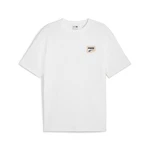 PUMA T-Shirt DOWNTOWN Relaxed Graphic T-Shirt Weiß/Grau