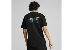 PUMA T-Shirt DOWNTOWN Relaxed Graphic T-Shirt Schwarz