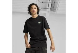 PUMA T-Shirt DOWNTOWN Relaxed Graphic T-Shirt Schwarz