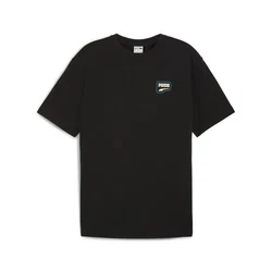 PUMA T-Shirt DOWNTOWN Relaxed Graphic T-Shirt Schwarz