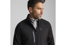 PUMA Steppjacke Hielands Golfjacke Herren Schwarz/Grau/Dunkelgrau