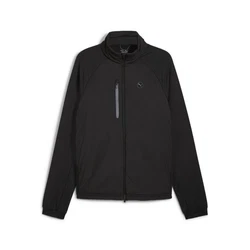 PUMA Steppjacke Hielands Golfjacke Herren Schwarz/Grau/Dunkelgrau