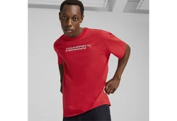 PUMA Scuderia Ferrari Race Statement T-Shirt Herren Rot/Dunkelrot