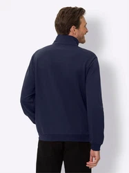 Sieh an! Sweater Sweatshirt Dunkelblau/Blau