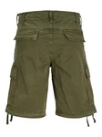 JACK & JONES Shorts 'Cole Tucker' Dunkelgrün/Khaki/Grün