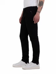 Replay Hose Anbass (M914.000.80693C1) Schwarz/Khaki/Dunkelbraun