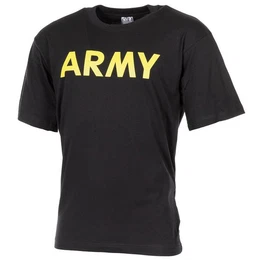 T-Shirt T-Shirt, bedruckt, Army , schwarz