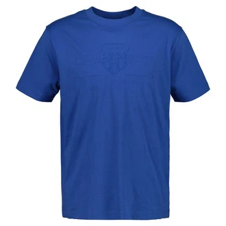 Gant T-Shirt REG TONAL SHIELD T-SHIRT Blau (Rich Blue) Gant T-Shirt REG TONAL SHIELD T-SHIRT Blau (Rich Blue)