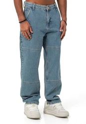 RedBridge Jeans Red Bridge Herren Baggy Jeans Hose 5-Pocket-Style Rot