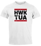 MoonWorks Print-Shirt Herren T-Shirt Hawk Tuah Meme  Weiß/Creme/Rot/Braun
