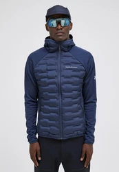 Peak Performance Argon Hybrid Hood Kurzjacke (1-St) Dunkelblau/Blau