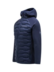 Peak Performance Argon Hybrid Hood Kurzjacke (1-St) Dunkelblau/Blau