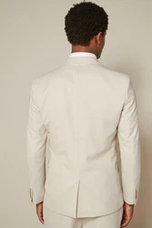 Next Baukastensakko Slim Fit Anzugsakko Khaki/Beige