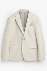 Next Baukastensakko Slim Fit Anzugsakko Khaki/Beige