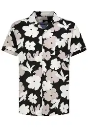 Kurzarmhemd Hemd geometrischer print