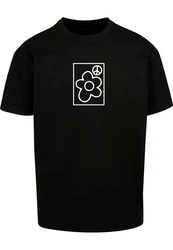 Upscale by Mister Tee More Peace Oversize Tee Schwarz/Rosa