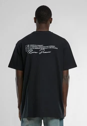 Upscale by Mister Tee More Peace Oversize Tee Schwarz/Rosa
