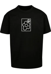 Upscale by Mister Tee More Peace Oversize Tee Schwarz/Rosa