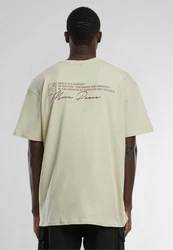 Upscale by Mister Tee More Peace Oversize Tee Beige/Khaki/Weiß/Braun