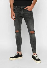 Bequeme Jeans Herren 2Y Skinny Fit Jeans