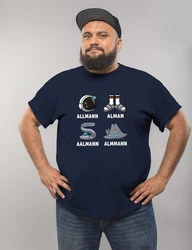 MoonWorks Print-Shirt Herren T-Shirt Alman Meme Wortspiel Parodie Deutschland Blau