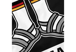 MoonWorks Tanktop Herren Richtiger Alman Meme Witz Deutscher Deutschland Schwarz