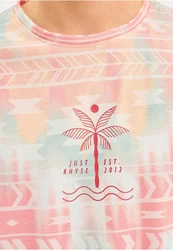 Just Rhyse T-Shirt Pocosol Mischfarben/Rosa/Hellblau/Orange