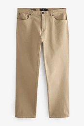 Straight-Jeans Straight Fit Hose im Jeans-Stil mit Stretch (1-tlg)