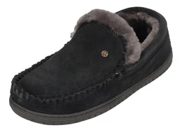 Grizzly Suede GRZ4410-89 Hausschuh Charcoal