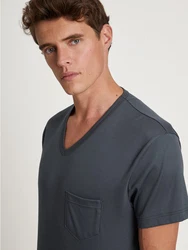 Calida Relax Swiss Edition Short Pyjama Anthrazit