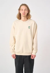 Cleptomanicx Sweater Sketch Gull raw undyed/ecru/beige