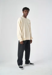 Cleptomanicx Sweater Sketch Gull raw undyed/ecru/beige