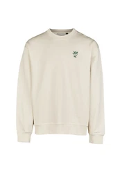 Cleptomanicx Sweater Sketch Gull raw undyed/ecru/beige