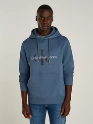 Calvin Klein Jeans Kapuzensweatshirt SEASONAL MONOLOGO REGULAR HOODIE blau/schwarz/weiß