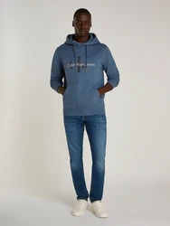 Calvin Klein Jeans Kapuzensweatshirt SEASONAL MONOLOGO REGULAR HOODIE blau/schwarz/weiß