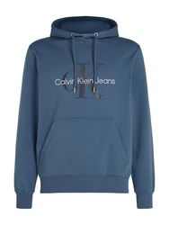 Calvin Klein Jeans Kapuzensweatshirt SEASONAL MONOLOGO REGULAR HOODIE blau/schwarz/weiß